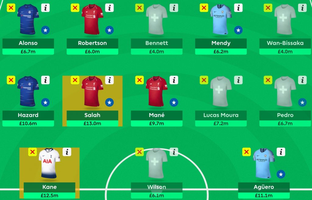 Gameweek 5 Team