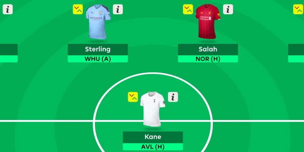 Gameweek 1 Draft